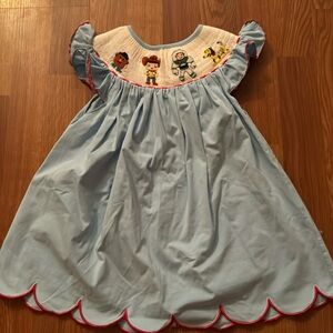 MK Clothing Toy Story smocked dress size 4 GUC